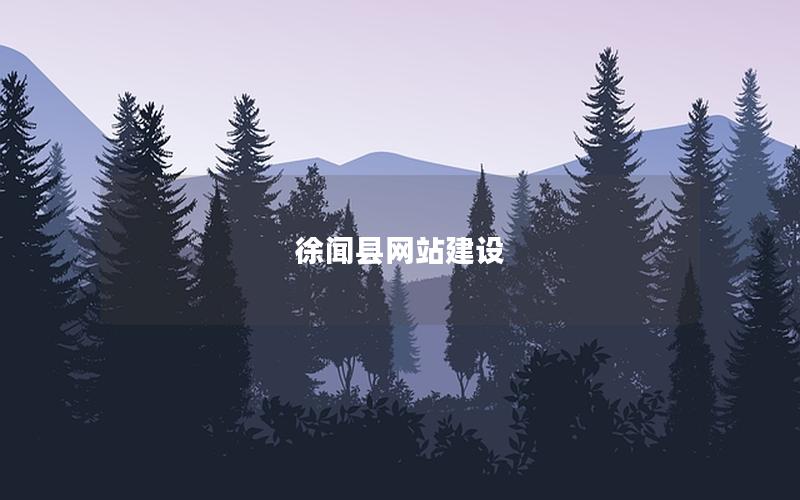 徐闻县网站建设