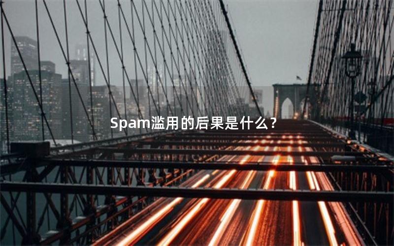 Spam滥用的后果是什么？
