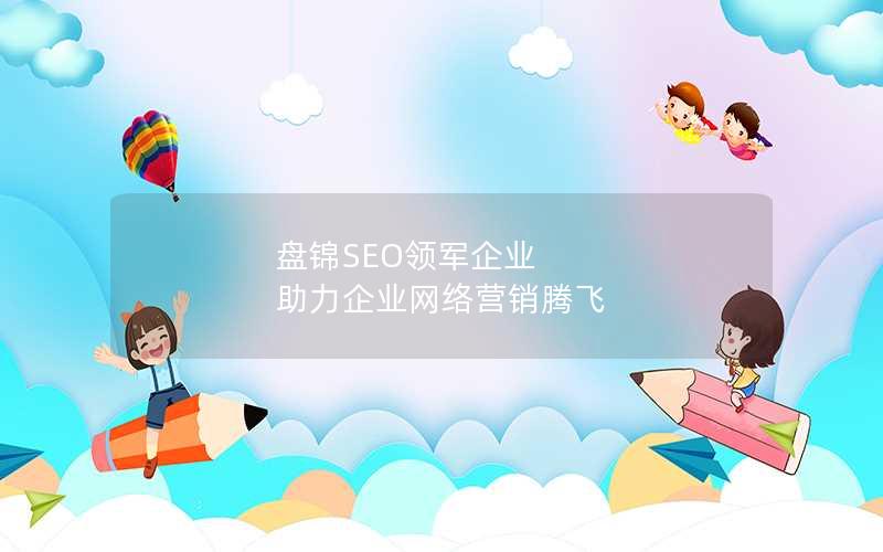 盘锦SEO领军企业 助力企业网络营销腾飞